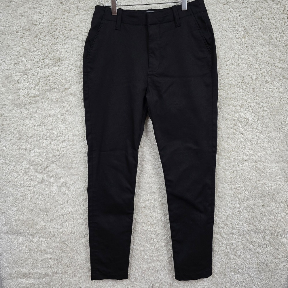 DU/ER‎ Slim Tapered Pants Women 27x30 Black Technical Stretch Commuter Trouser